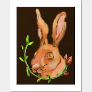 Rabbit Tattoo Posters and Art